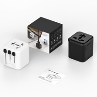 Chargeur universel OULITRAVEL A0, adaptateur de voyage multinational AU US UK EU, adaptateur universel international, taille compacte, petite prise