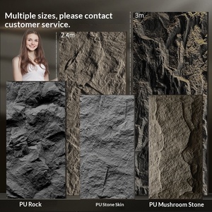 <span class=keywords><strong>PU</strong></span>石材板 轻质超薄连续图案薄板，适用于内外墙 - Product Image 2