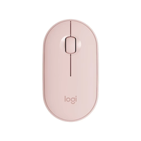 Souris sans fil Logitech Pebble M350 en gros, blanche, silencieuse, pour ordinateur portable, ordinateur de bureau et Mac, ergonomique, pour le bureau