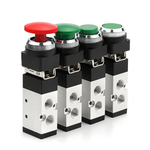 วาล์วควบคุมทิศทางลมแบบกลไก DDE Dade Pneumatics 2 ตำแหน่ง 5 ทาง ขนาด 1/4 นิ้ว อะไหล่ระบบนิวเมติก - Product Image 2
