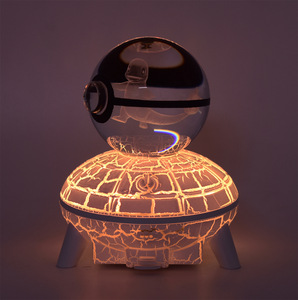 Precio de Fábrica, Bola de Cristal de Pokémon de Nuevo Estilo, Bola de Cristal de Pokémon con Gengar Grabado, Luz Nocturna 3D con Control Remoto - Product Image 4