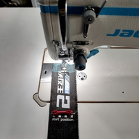 Nouvelle version JACK A5E-B Machine à coudre industrielle à point droit à aiguille simple informatisée à grande vitesse Convient pour les chemises A5E