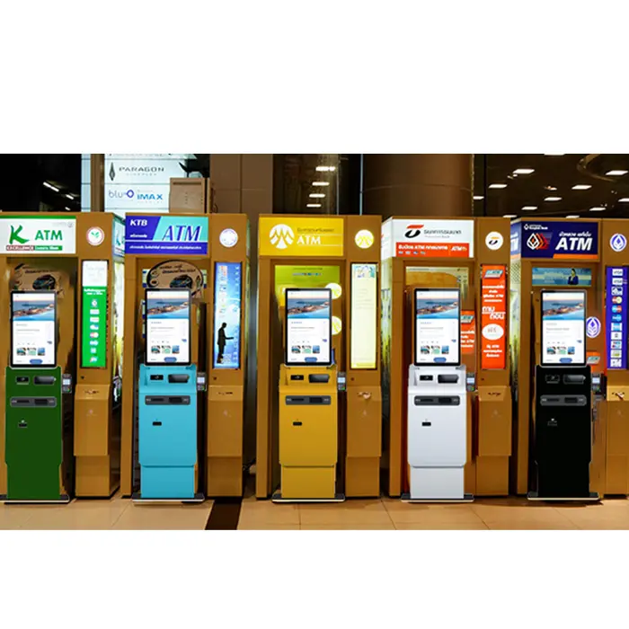 Slimme Geldautomaat Machine Depositorische Bankbiljet Deposito