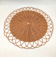 Sous-plats ronds en plastique PP, isolés thermiquement, résistants aux hautes températures, modernes et minimalistes, pour table à manger, 30-38 cm