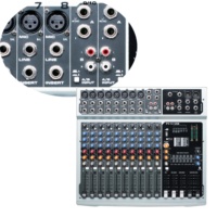 Mélangeur audio professionnel amplificateur système de sonorisation console numérique mélangeur de production musicale dj alimenté audio