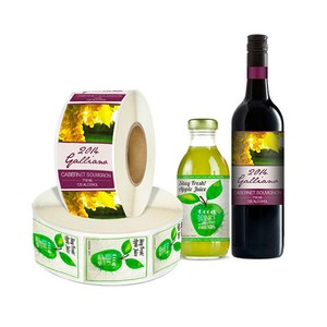 In ấn in <span class=keywords><strong>logo</strong></span> chai nước trái cây cho nhãn trắng túi dầu gội đầu tùy chỉnh nhãn dán mật ong Sản phẩm vật liệu chai nước trái cây - Product Image 2