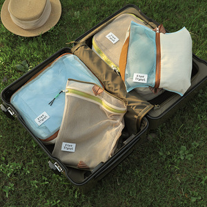 Free Travel <b>Storage</b> Bag Rectangle Polyester Breathable Clothing Organizer Trip Use - Product Image 1