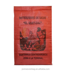 Bolsa Tejida de PP, Saco Transparente de Polipropileno Rojo, Bolsas de Rafia de Plástico Tejido para Empacar Granos, Semillas, Café, Alimentos - Product Image 2