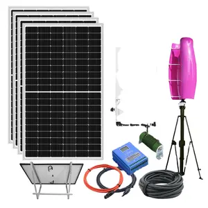 DYE panel surya 5kW 10KW, sistem tenaga surya sistem lengkap set lengkap off grid penyimpanan energi panel surya untuk rumah