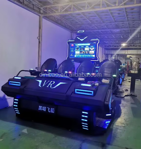 Simulador de Realidad Virtual 9D, Máquina de Juego de Nave Espacial VR para 4 Jugadores, Versión en Inglés, Metálica, para Cine VR, Precio de Fábrica al por Mayor - Product Image 6