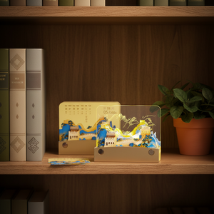 <span class=keywords><strong>Calendrier</strong></span> en papier 3D lumineux à LED en promotion pour la décoration de bureau de direction - Product Image 2