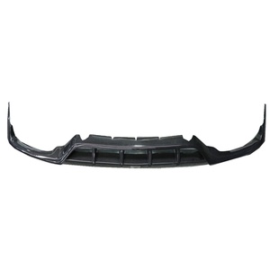 Lèvre de pare-chocs avant en fibre de carbone noire pour <span class=keywords><strong>Mercedes</strong></span> Benz GLC63S GLC250 300 350 GLC43 AMG Sport Utility 4 portes 2019-2021 - Product Image 1