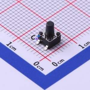 TS4565TP Tactile Switch SMD-4P,4.5x4.5mm Switch Single Pole Single Throw Round Button 2.5N Vertical Mount - Product Image 1