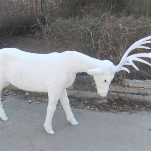 Ornement de Noël nordique de luxe Animal géant cerf mariage et décoration intérieure en vrac usine en gros - Product Image 4