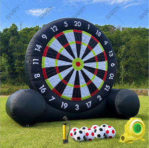 Outdoor Kick Darts calcio gonfiabile calcio calcio Golf Dart Board gioco gonfiabile di <span class=keywords><strong>freccette</strong></span> di calcio con palline appiccicose - Product Image 2