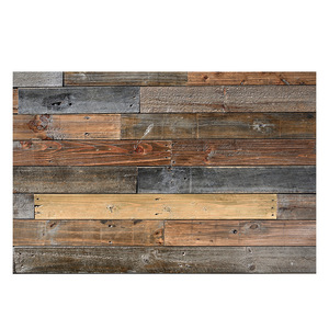 Nouveau tissu de fond <span class=keywords><strong>photo</strong></span> en vinyle imitation bois pour dortoir scolaire, style simple, utilisable pour plusieurs scènes - Product Image 1