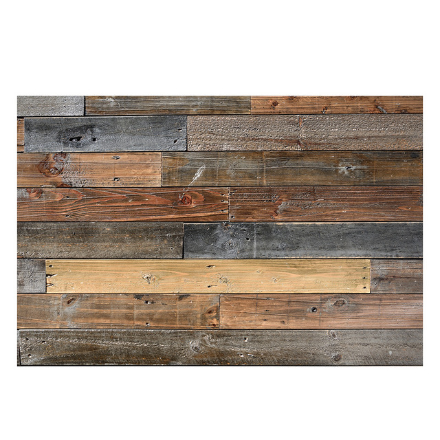 New Vinyl Wood Grain Photo Background Cloth for School Dormitory Simple Style Multiple Scenes Use