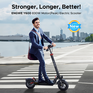 Scooter Eléctrico ENGWE Y600 Actualizado en Colores, Scooter Juvenil de 48V 18Ah con Llantas de 10*2.75 Pulgadas y 250W*2, Plegable, Disponible en EE. UU. - Product Image 5