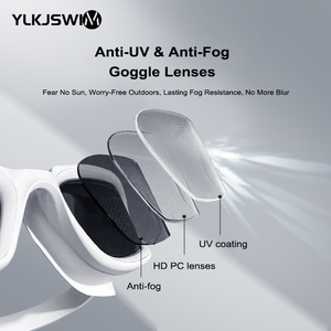 Gafas de Natación para Adultos YL800 con Marco Grande, Gafas de Natación Impermeables con Junta de Silicona y Lentes de PC, Venta al por Mayor de Artículos de Natación - Product Image 6