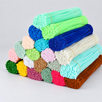 Fil chenille coloré pour loisirs créatifs, tiges chenille 30 cm, fil pelucheux pour fleurs DIY, artisanat fait main, vente en gros, fournisseur de couleurs personnalisées