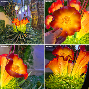 Momovalley夜咲く花ファンタジーLEDランプウェディングガーデンパステーマイベントデコレーション魔法の森の雰囲気 - Product Image 2