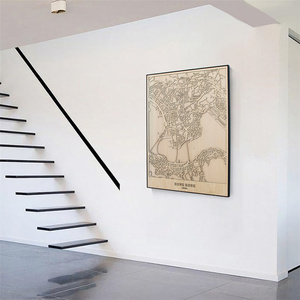<span class=keywords><strong>Carte</strong></span> de la ville découpée au laser Art mural <span class=keywords><strong>Carte</strong></span> de la ville 3D de Hong Kong Bienvenue <span class=keywords><strong>Carte</strong></span> de la ville personnalisée - Product Image 3