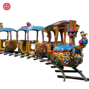 Attrezzature per Parchi Divertimento all'Aperto per Bambini, Trenino Elettrico con Binari in Vendita - Product Image 1