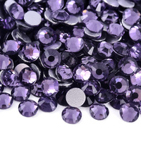 Oleeya - Piedras de Cristal de Alta Calidad al por Mayor, Tamaño Pequeño SS3, Piedras de Estrás Planas sin Fijación en Caliente para Decoración de Zapatos, Manualidades