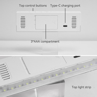 Reloj de Pared Digital LED Grande de Alta Calidad para Decoración del Hogar, Temporizador de Cuenta Regresiva, Luz de Alarma de Escritorio, con Día y Fecha