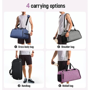 Sac de sport et sac de voyage Oxford imperméable multicolore personnalisé de qualité supérieure pour équipement d'arts martiaux et de kick-boxing - Product Image 4
