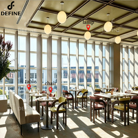 Ensembles de meubles modernes pour cafés, restaurants, salles à manger, hôtels, ensembles de tables et chaises personnalisés