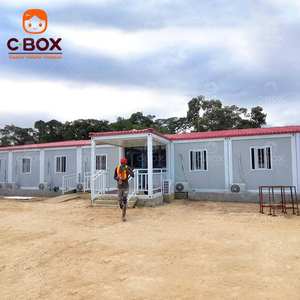 Cbox Maison préfabriquée en conteneur personnalisable, détachable, mobile, pour bureaux, mini-maisons, dortoirs de travailleurs, entrepôts, gymnases - Product Image 1