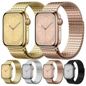 Cinturino magnetico in metallo acciaio inossidabile per Apple Watch IWatch9 SE 8 7 6 5 4 Ultra <span class=keywords><strong>2</strong></span> cinturino - Product Image 1