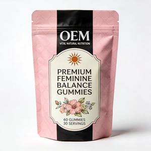 Gummies OEM/ODM pour l'équilibre hormonal féminin : Myo-Inositol, Vitamine D3, Mélange Herbal – Soutien PCOS, Cycle de Fertilité, Santé Intestinale - Product Image 1