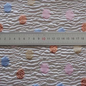 Il design unico 100% poliestere crêpe bubble cut punto modello jacquard broccato tessuto per l'abbigliamento - Product Image 6