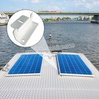 Supports de montage en Z pour panneaux solaires Tripsolar TP-LKR-01 en aluminium anodisé, petits, avec résistance au vent et à la neige, pour camping-car (vente en gros)