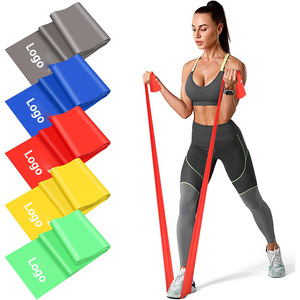 Bandas <span class=keywords><strong>de</strong></span> Resistencia Elásticas <span class=keywords><strong>de</strong></span> TPE Premium para Fisioterapia, Rehabilitación, Yoga, Pilates, Ejercicio en Casa y Gimnasio - Product Image 1