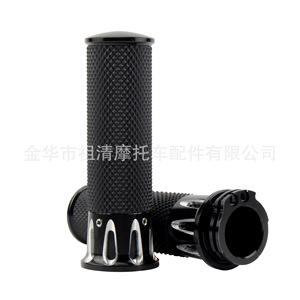 Zuqing Motorcycle Handlebar <b>Grip</b> Aluminum Alloy Black For Harley 883 XL1200 Throttle <b>Control</b> - Product Image 2