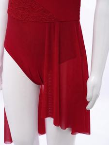 ชุดเต้นรำลีริคอลสำหรับเด็กผู้หญิงอายุ 6-16 ปี สำหรับการแสดงบนเวที ชั้นเรียนเต้นรำ ชุดเต้นบอลรูม ผู้ผลิตชุดเต้นรำ - Product Image 5