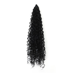 Extensiones <span class=keywords><strong>de</strong></span> Cabello Sintético Gladys, <span class=keywords><strong>Trenzas</strong></span> Rizadas Invisibles, <span class=keywords><strong>Dos</strong></span> Mechones Conectados - Product Image 2