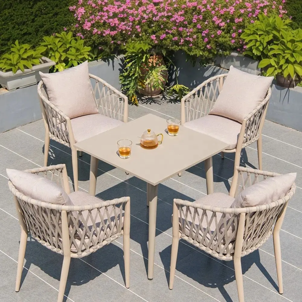 Outdoor Eettafel Decor Ideeën Diy Buiten Dineren Set Rotan Tafels En Stoelen Buiten Dineren Bankzitje