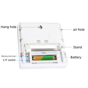 Hygromètre Thermomètre Température Humidité Mètre Réveil Calendrier Testeur avec écran LCD <span class=keywords><strong>pour</strong></span> extensions de <span class=keywords><strong>cils</strong></span> - Product Image 2