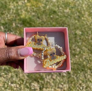 Chaîne unisexe en acrylique avec plaque de nom, bijou angélite <span class=keywords><strong>lol</strong></span>, personnage de <span class=keywords><strong>poupée</strong></span>, dessin animé, cadeaux pour enfants, livraison directe - Product Image 4