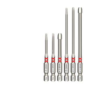 Embouts hexagonaux magnétiques à impact, embouts hexagonaux droits en forme de tour, embouts de tournevis de 65/100 mm de longueur H1.5-H6, directement de l'usine - Product Image 2