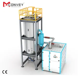 Industrial pet crystallizer dehumidifying machine granules Pellet dryer with plastic drying tank