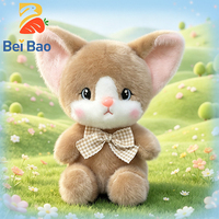 Usine de peluches certifiée CE CPC, peluches de chat personnalisées avec logo, 8-14 pouces, 10-35 cm, en gros, en stock, pour cadeaux d'enfants