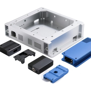 Carcasa de Aluminio Anodizado Personalizada OEM para Amplificador, Mecanizado CNC, Extrusión de Aluminio, Servicios de Doblado, Corte y Soldadura Incluidos - Product Image 1