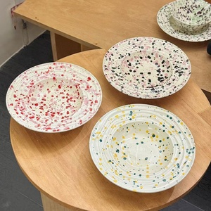 <span class=keywords><strong>Service</strong></span> <span class=keywords><strong>de</strong></span> <span class=keywords><strong>table</strong></span> personnalisé, vaisselle nordique moderne en céramique, assiette <span class=keywords><strong>et</strong></span> bol colorés pour la salade <span class=keywords><strong>et</strong></span> le lait - Product Image 5