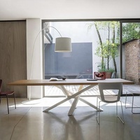 Vente en gros d'usine GEDO Table de salle à manger Offre Spéciale 6 places de luxe en bois massif