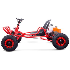 Kart cross tout-terrain à <span class=keywords><strong>essence</strong></span> 63,3 cm³ pour enfants, <span class=keywords><strong>mini</strong></span> véhicule de course pour jeunes, divertissement en plein air et conduite sécurisée à 35 km/h - Product Image 2